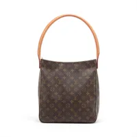 ヴィトン モノグラム ルーピングGM M51145 ブラウン