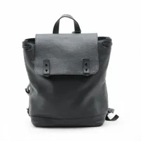 サンローランパリ サックドジュール スープル レザー バックパック/リュック ブラック 480585