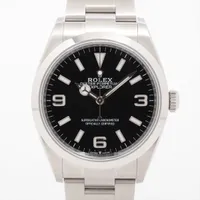 ロレックス エクスプローラー36 124270 SS SS AT ブラック文字盤