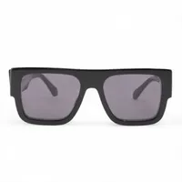 ヴィトン Z2125E サングラスLVクラッシュスクエア MG1245 サングラス 54□19-155 プラスチック ブラック