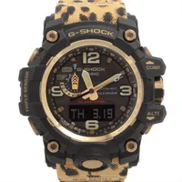 カシオ Gショック MASTER OF G-LAND MUDMASTER LOVE THE SEA AND THE EARTH WILDLIFE PROMISING コラボレーションモデル GWG-1000WLP-1AJR SS SS×ラバー ソーラー ブラック文字盤