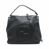 グッチ ソーホー レザー 2WAYショルダーバッグ ブラック 536194