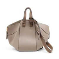 ロエベ ハンモック スモール レザー 2WAYハンドバッグ ベージュ