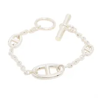 エルメス シェーヌダンクル ファランドール 2024 ブレスレット LG 925 25.5g シルバー