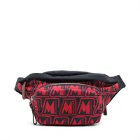 モンクレール ナイロン ボディバッグ レッドxネイビー