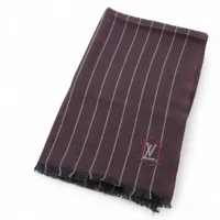 ヴィトン 401910 マフラー ウール パープル