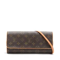 ヴィトン モノグラム ポシェットツインGM M51852 ブラウン