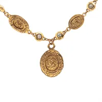 シャネル ココマーク ネックレス GP ゴールド