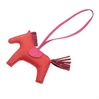 エルメス ロデオチャームMM Y:2020年 チャーム アニョーミロ ルージュインディアン×ルビー×ローズメキシコ