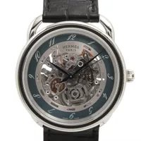 正規エルメスアルソー エルメスアルソー 裏スケ メンズ 腕時計 AR7.710GI HERMES 中古 – 銀蔵