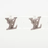 ヴィトン M00608 ピアスLVアイコニック ストラス TE2242 ピアス(両耳用) メタル×ラインストーン シルバー
