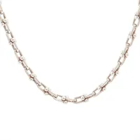 ティファニー ハードウェア スモールリンク ネックレス 925 44.5g シルバー