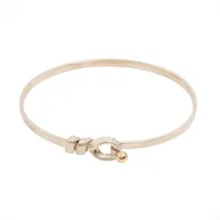 ティファニー ラブノット ブレスレット 925×750 9.2g シルバー×ゴールド