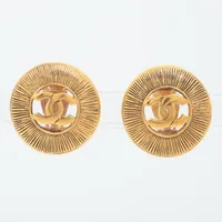 シャネル サークルココ 2417 イヤリング(両耳用) GP ゴールド ココマーク
