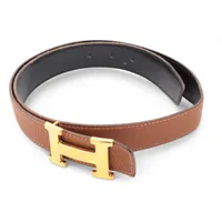 エルメス Hベルト □J:2006 ベルト 80 GP×革 ゴールド×ブラック