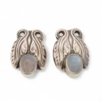 ジョージジェンセン ムーンストーン イヤリング(両耳用) 925 7.9g 108