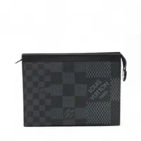 ヴィトン ダミエ グラフィット3D ポシェット ヴォワヤージュ MM N60444 ブラック RFID反応あり