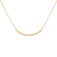 エテ ダイヤ ネックレス K18(YG) 0.9g 0.06