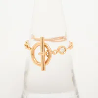 エルメス シェーヌダンクル1P ダイヤ チェーンリング 750(PG) 2.0g 51