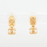 シャネル ココマーク F26P ピアス(両耳用) GP ゴールド