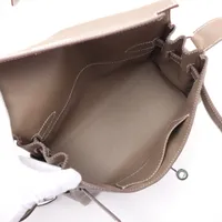 エルメス ケリー メッセンジャーPM エバーカラー エトゥープ シルバー