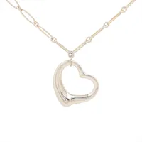 ティファニー オープンハート ネックレス 925 29.3g シルバー