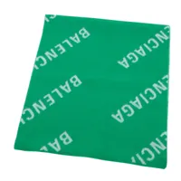 バレンシアガ 685514 オールオーバー マフラー ウール グリーン