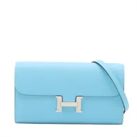 エルメス コンスタンスロング トゥーゴー ヴォーエプソン セレスト シルバー金具 K:2025年