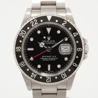 ロレックス GMTマスターⅡ 16710 SS SS AT ブラック文字盤