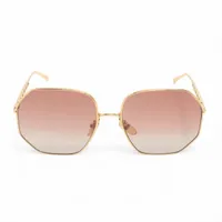 ヴィトン サングラス マイLV チェーン トゥー ラウンド MG3272 サングラス 60□17 GP ゴールド Z1650E