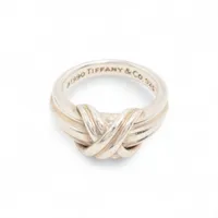 ティファニー シグネチャークロス リング 925 5.8g シルバー