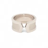 カルティエ C2ワイド リング 750(WG) 14.3g 58