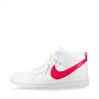 ナイキラボ×リカルドティッシ レザー ハイカットスニーカー 28.5cm メンズ ホワイト×レッド 910088-100 紐ほつれ 替え紐 箱付