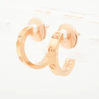 カルティエ ミニラブ ピアス 750(PG) 3.4g