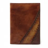 ベルルッティ カリグラフィ ラピエセルプリゼ レザー カードケース ブラウン