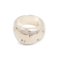 シャネル ロゴ リング 925 16.2g シルバー