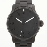 フォルティス フリーガープロフェッショナル SS SS QZ ブラック文字盤 595.18.41MBO ブラックアウト