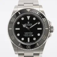 ロレックス サブマリーナー 124060 SS SS AT ブラック文字盤
