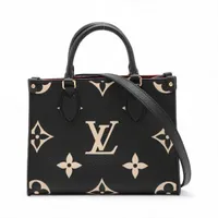 ヴィトン バイカラーモノグラムアンプラント オンザゴーPM M45659 ブラック RFID反応あり