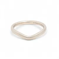 ティファニー カーブドバンド リング Pt950 3.2g