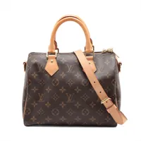 ヴィトン モノグラム スピーディバンドリエール25 M46977 ブラウン RFID反応あり