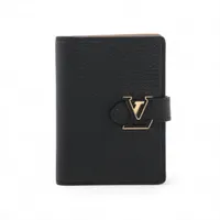 ヴィトン トリヨン LVヴェルティカルウォレットコンパクト M81561 ノワール コンパクトウォレット RFID反応あり