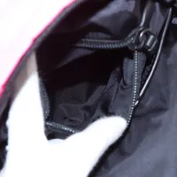Prada Tessuto nylon x leather Sling backpack Pink 1BZ026 open