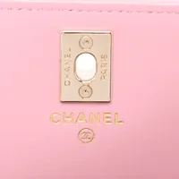 CHANEL シャネル　マトラッセ シャネル マトラッセ ラムスキン チェーンウォレット トップハンドル