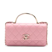 CHANEL シャネル　マトラッセ シャネル マトラッセ ラムスキン チェーンウォレット トップハンドル