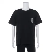 クロムハーツ RS3クロス Tシャツ コットン サイズL ブラック スレ プリント割れあり