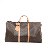 ヴィトン モノグラム キーポル55 M41424 ブラウン