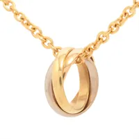 カルティエ ベビートリニティ ネックレス 750(YG×PG×WG) 8.9g