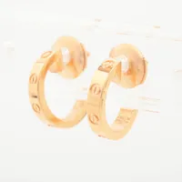 カルティエ ミニラブ ピアス 750(PG) 3.6g