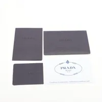 プラダ ラフィア トートバッグ ベージュxブルー BN2303 A4367177｜中古